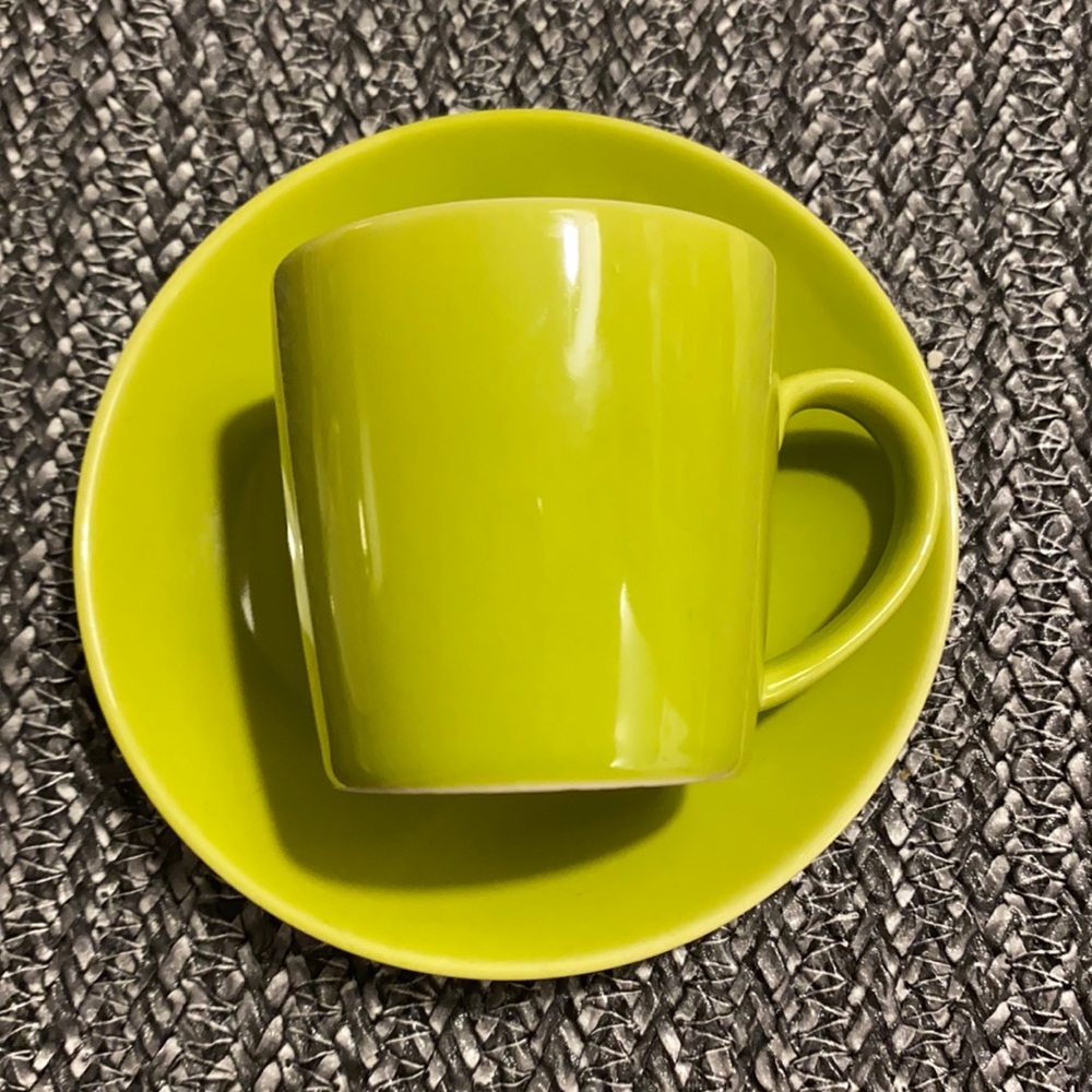 San  Francisco BIA Lime Cup and Saucer